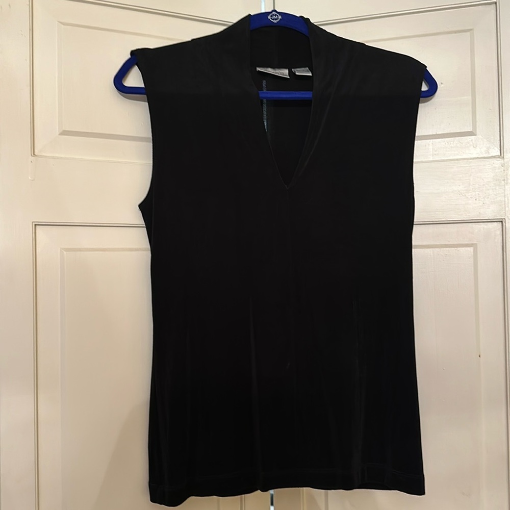 Chico’s Sleeveless Black Blouse